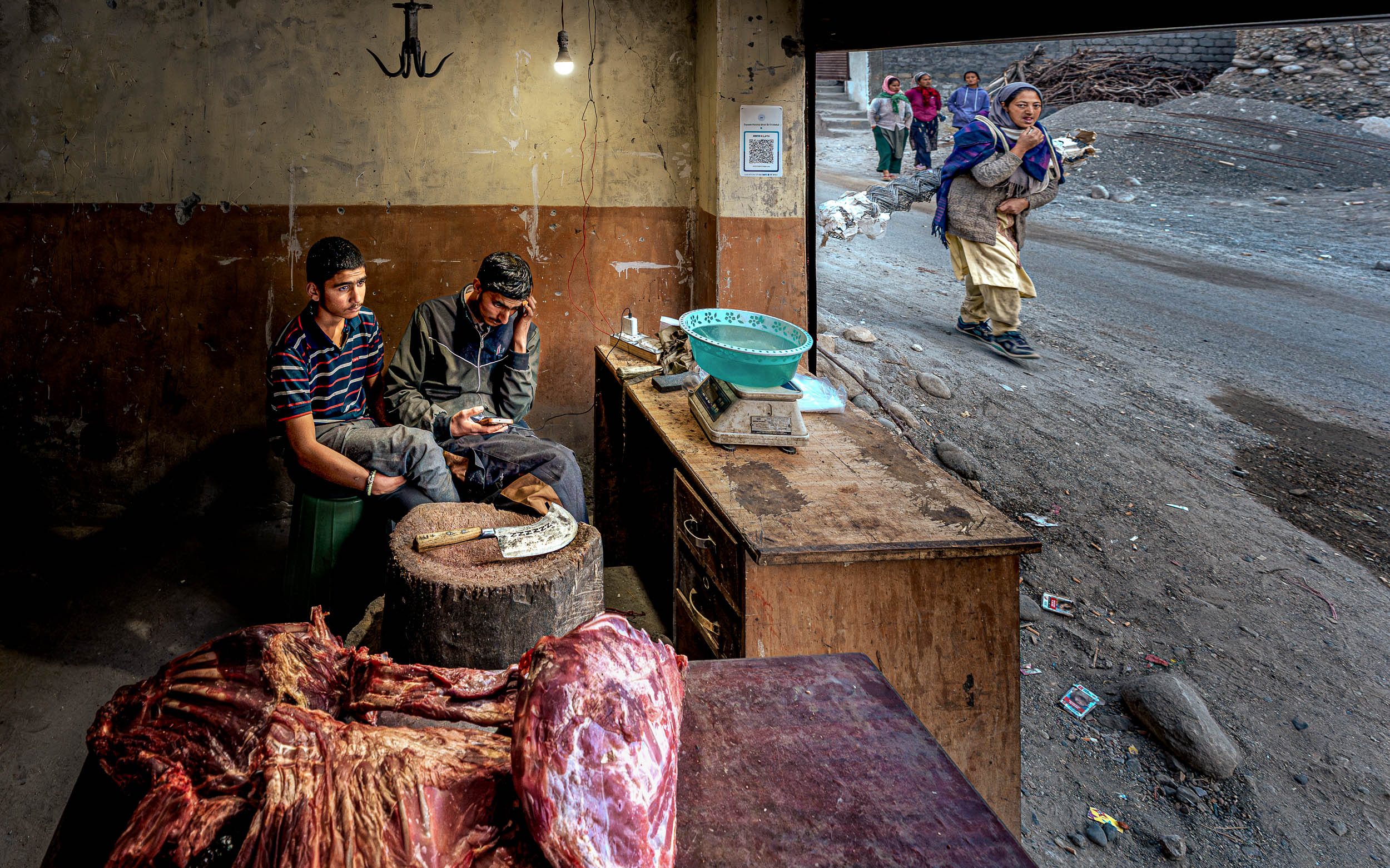 Selling meat
